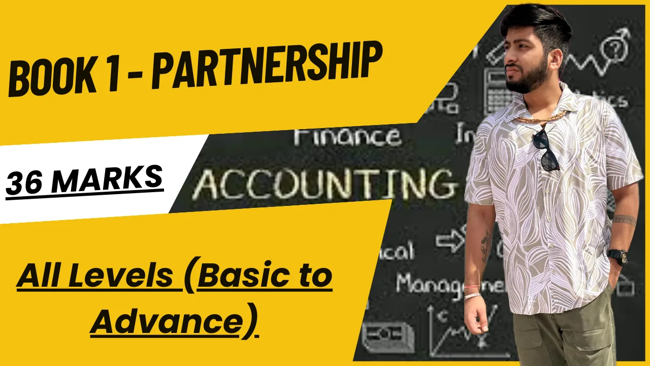 Book 1 — Partnership: recorded classes by Ronak Sir